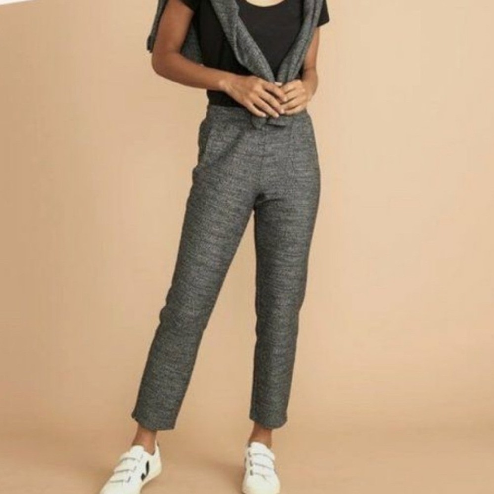 Marine Layer Chill Textured Sweatpant Anthracite Gray Size S Athleisure